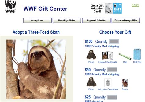 christmas gift charity|World Wildlife Fund .
